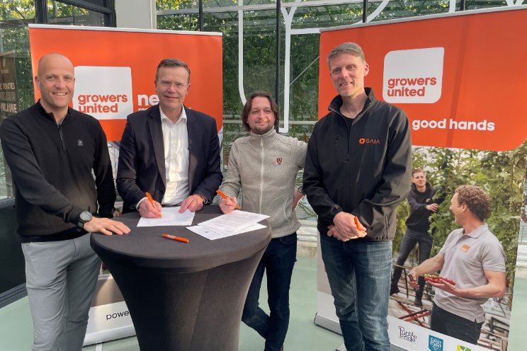 Growers United en SAIA starten pilot in praktijk Growers United en SAIA starten pilot in praktijk