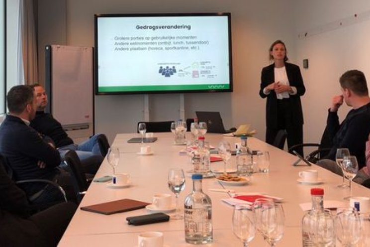 Enthousiasme over 'barista soep' vol met groenten Enthousiasme over 'barista soep' vol met groenten