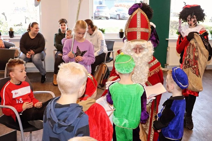 Sinterklaas op bezoek