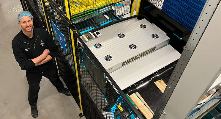 Duurzame ontsmetting pallets met UV Duurzame ontsmetting pallets met UV